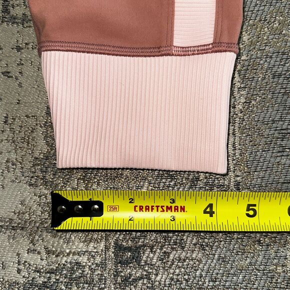 NWT Athleta 1X Palermo Pink Elation Rib Trim 7/8 Tight Leggings $89 - Picture 10 of 15